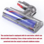 Odashen Tête de nettoyage direct pour aspirateur sans fil Dyson V7 V8 V10 V11 V15 Cyclone, brosse de nettoyage de tête de moteur