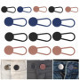 15 Rallonges de bouton de Pantalon, Elargisseur pantalon, Extension de Bouton, Rallonges de Taille élastiques, Rallonge pantalon