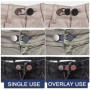 15 Rallonges de bouton de Pantalon, Elargisseur pantalon, Extension de Bouton, Rallonges de Taille élastiques, Rallonge pantalon