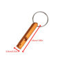 14 Pièces Aluminium Sifflet, Sifflet d'urgence en Aluminium, avec Porte-clés pour Le Sport, Postuler à l'entraînement, Le Campin