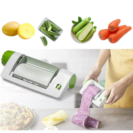 Benfa Trancheuse de légumes et de fruits, multifonction pour légumes et fruits, outil de cuisine en spirale