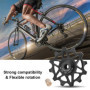Poulie de dérailleur arrière, roue jockey en céramique 12T à dents étroites et larges pour vélo de route, VTT, BMX