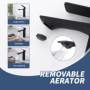 HOMELODY Robinet Lavabo Noir Mitigeur Salle de Bain Robinet Vasque Mitigeur Lave Main eau chaude et froide Robinetterie Acier in
