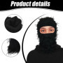 CZAYEFNH Cagoule Homme Femme Tour de Cou Cache-Cou,Lot de 2 Masque Cagoule Velo Hiver Balaclava Masque de Ski ，Coupe-Vent Campin