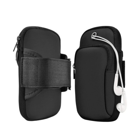 CZAYEFNH Brassard de Sport, Fitness Brassard Sport Porte Monnaie Pochette Sac Téléphone Portable pour Smartphone Jusqu’à 6.2 Pou