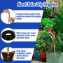 Onherm Kit Arrosage Automatique Goutte à Goutte Solaire, Système d'irrigation Automatique Solaire Avec 12 Modes et Tuyau de 15M 