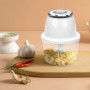 Mini Hachoir Électrique 350ml Hachoir Rechargeable USB Mini Hachoir Oignon pour Oignon Ail Viande Légumes etc Mini Hachoir Alime