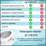 CHATO Bidet Japonais – Kit Bidet WC Japonais PREMIUM – Marque Française Qualité Supérieure – Toilette Japonaise Double Buses – M