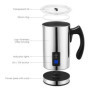 OZAVO Mousseur à Lait Electrique 500W 300 ML Chauffe Vite Mousse Froide ou Mousse Chaude avec Revêtement non-adhésif en Acier In
