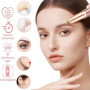 Epilateur Sourcil,Rasoir Électrique Femme,Épilateur Visage Femme Indolore Flawless avec LED et Brosse Rasoir Électrique Recharge