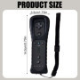 Télécommande Wii: manette de jeu manette Wii télécommande sans fil connexion capteur de mouvement manette de jeu de remplacement