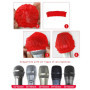 50 housses de microphone hygiéniques jetables en tissu non tissé, adaptées à la plupart des microphones portables pour karaoké, 