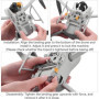 Craznick Kit de protection pliable pour drone Mini 3/3 Pro - Extension à libération rapide - Accessoires pour DJI Mini 3/3 Pro
