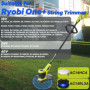 24 Bobines de Remplacement pour Ryobi One+, AC14RL3A Bobine de Désherbage et AC14HCA Capuchon de Bobine Compatible Avec Ryobi 18