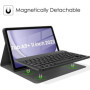 Nanhent Clavier Coque pour Samsung Galaxy Tab A9+ / A9 Plus 11 Pouces 2023 (SM-X210/X216/X218) Tablette, AZERTY Français Amovibl