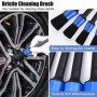 Udbrud Brosse Jante Voiture, Brosse de Nettoyage en Microfibre avec Pinceau détaillé Pas de Rayures Un Nettoyage Complet Nettoya