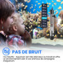 DoRight Chauffage d'Aquarium 50W, Chauffage en Verre Submersible Température Réglable Chauffe-Aquarium avec Ventouse Thermomètre