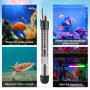 DoRight Chauffage d'Aquarium 50W, Chauffage en Verre Submersible Température Réglable Chauffe-Aquarium avec Ventouse Thermomètre
