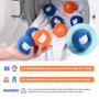 HNYGS-EU Attrape Anti Poil Machine à Laver, 8 Pièces Réutilisable Cheveux Animaux Nettoyage Outil pour Machine à Laver, pour Net