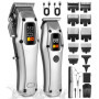 SOBEAU Tondeuse Cheveux Professionnelle, Tondeuse Barbe Homme, Tondeuse à Cheveux électrique, Coupe de Cheveux étanche à l'eau, 