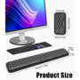 Zaxiva Repose-Poignet Clavier et Souris, Tapis Souris Ergonomique en Mousse à Mémoire, Antidérapante & Imperméable Cuir PU Repos