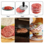 Presse à hamburgers avec 100 papiers antiadhésifs, fabricant antiadhésif de steaks de viande pour la réalisation de BBQ, de cuis