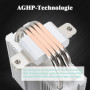 Thermalright Assassin X 120R SE PLUS Refroidisseur d’air pour processeur, caloducs 4 x 6 mm, silencieux, PWM 120 mm, avec roulem