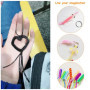 Tekenewbse 200 Pcs Scoubidou Fil Paillettes, Scooby Doo Fil Elastique Cordon, Scoobidoo, Scoubidou Pastel pour Faire Bracelets C