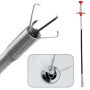 Fousenuk Lot de 3 Deboucheur Canalisation, Furet Deboucheur Evier Professionnel, Plomberie WC, Kit Debouchage Cheveux Douche Pin