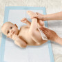 Dunkwckore Lot de 100 Alese Jetable Bebe, 33 × 45cm Matelas à Langer pour Bébé, Tapis de Change Respirantes, Ultra Doux, Anti-Fu