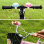 Cloche de Vélo Filles,2 PCS Sonnette Vélo Enfant Cloches de Vélo à Fleurs Sonnette de Vélo de Montagne Jolies Cloches pour Tout-