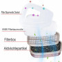 Sosvulix Masque respiratoire réutilisable complet pour le visage, masque à gaz, masque de protection contre la poussière industr