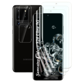 FWKDWHPH Protecteur d'écran compatible avec Samsung Galaxy S20 Ultra 5G,prend en charge les empreintes digitales,résistant aux r