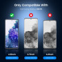 UniqueMe 3 Pièces Verre Trempé pour Samsung Galaxy S20 FE Protection Ecran,Protection de Positionnement,HD Transparent,Compatibl