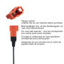 Chargeur de Batterie 12 Volts pour Jouets à roulettes Chargeur de Voiture à roulettes 12 Volts pour Enfants, Adaptateur de Batte
