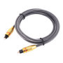 cable optique audio 2m Toslink Cable fibre optique Technologie surround AC3 et DTS Cable coaxial audio Convient aux téléviseurs,