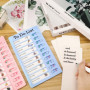 Mkitnvy 4 Pièces Tableaux de Tâches à Faire pour Enfants, Liste de Choses à Faire avec 10 Feuilles de Papier Vierge, Memo Plasti