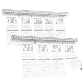 Porte Bons Commande Restaurant, Support Bon, 2 Pièces Billes Pince Porte Fiches Porte Ticket Commande Montage Mural 30cm, Comman