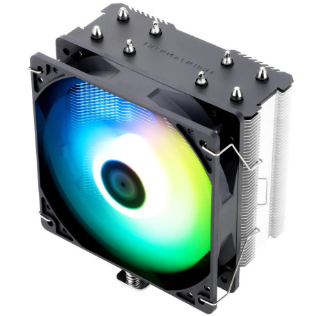 Thermalright AssassinX120 SE ARGB Refroidisseur d'air CPU ventilateur silencieux, AX120, 4 caloducs, TL-C12C-S PWM avec roulemen
