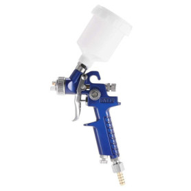 Pistolet à Peinture HVLP Pistolet pulvérisateur Professionnel avec Godet en Plastique de 120 ML et Buses 0.8mm Spray Gun