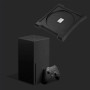 KlsyChry Vertical Stand for Xbox Series X Game Console Accessories Dock Mount Supporter Base Holder Cradle (Black)