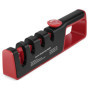 Aiguiseur Couteaux, 4 en 1 Affuteur Couteau Professionnel Aiguiseurs Manuels de Couteaux à Bouton Réglable, Multifonction et Aig