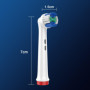 16 Unités Brossette Compatible Électrique Oral B Tête, Brosse à Rechange, Brossettes Électriques Sensitive Clean Dent, Electriqu