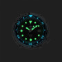 ADDIESDIVE Diver 300 Mètres Montre Sous Marine Homme,Luminescente Chromalight Montres, 47.5mm Grand Cadran Analogique, Noir , Br
