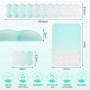 YBCCBY Tapis de Souris et Repose-Poignet Clavier, Cloud Repose-poignet Tapis Souris Ergonomique en Mousse à Mémoire Tapis de Sou