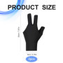 Lot de 2 Gants de Billard, Gants de Billard Snooker, Tokaneit Gants de Billard Antidérapants, Gants de Billard à Trois Doigts, G