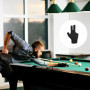 Lot de 2 Gants de Billard, Gants de Billard Snooker, Tokaneit Gants de Billard Antidérapants, Gants de Billard à Trois Doigts, G