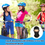 SEFIRST 3 Pcs Cagoule Enfants, Masque de Ski, Cagoule Moto Balaclava Hiver Tour de Cou Enfants Coupe, Protection UV, Charpe de C
