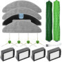 Lot de 15 pièces de Rechange pour iRobot Roomba Combo I5, I5+, J5, J5+, I8, I8+ aspirateur, 2 brosses principales, 4 brosses lat