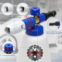 EAWONGEE Lance à mousse à neige, canon réglable, bouteille à col large avec capacité de 1 L, pulvérisateur de voiture compatible